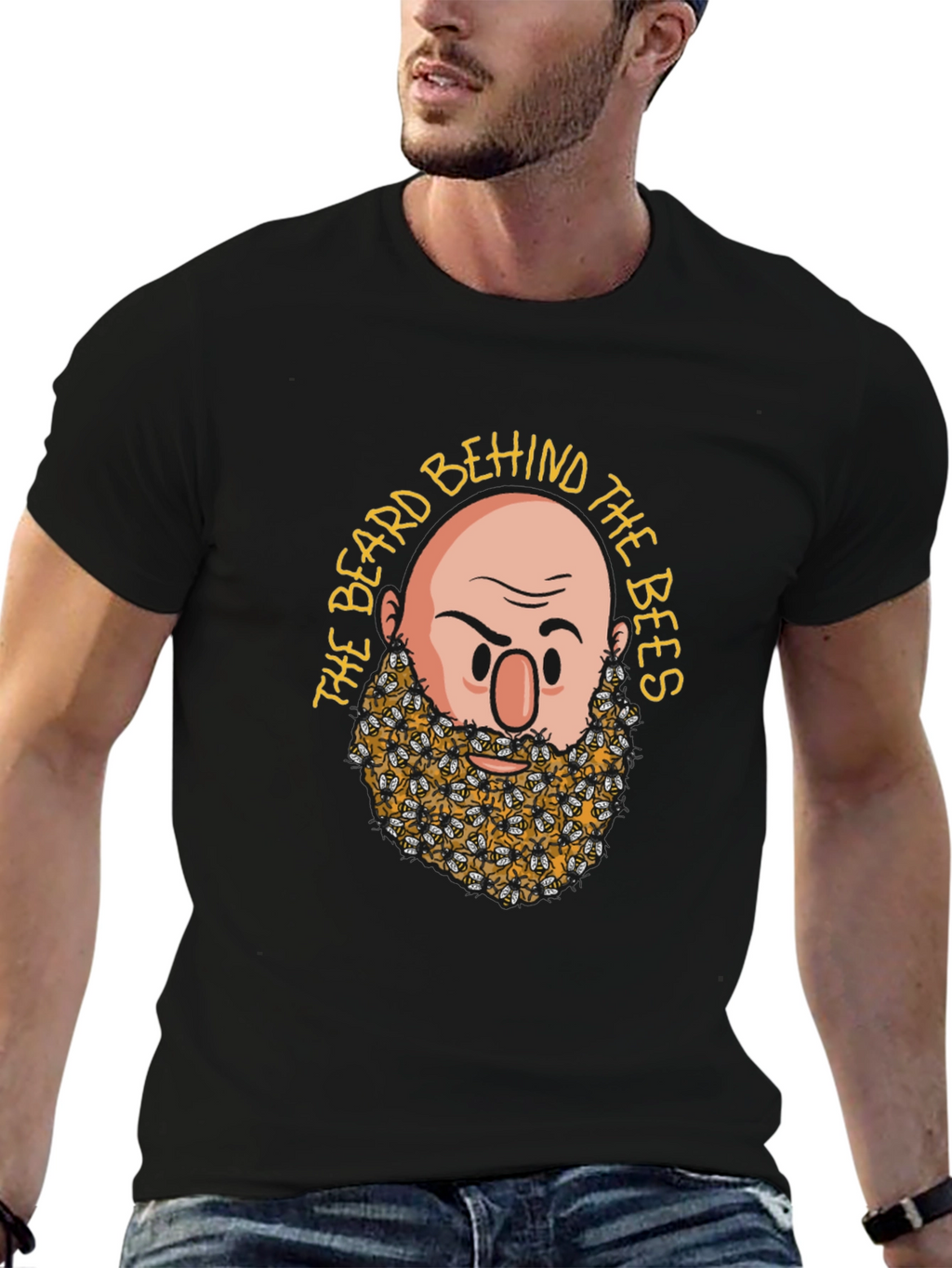 Bearded Beekeeper T-Shirt - The Beard Behind the Bees