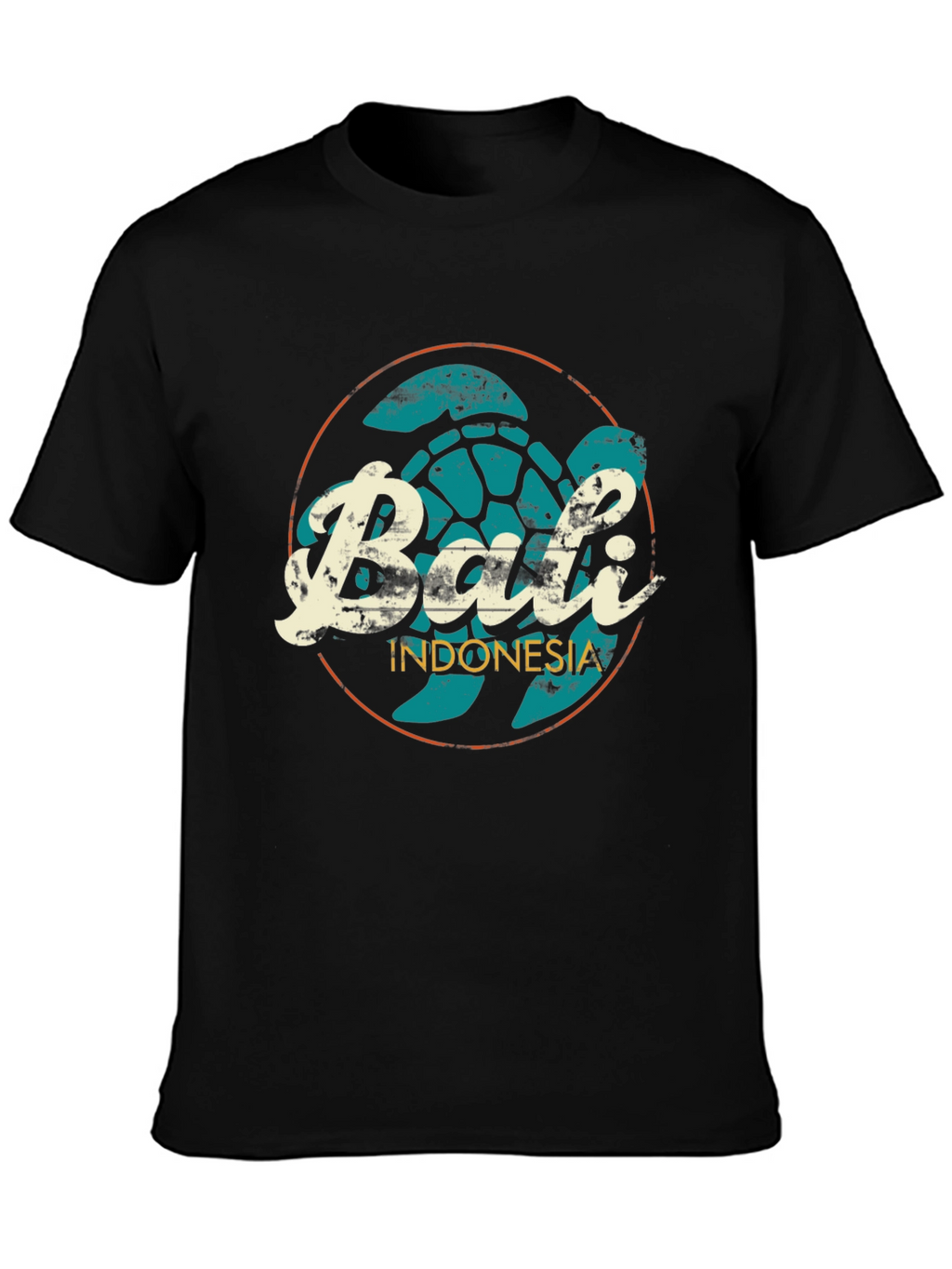 Bali Indonesia Turtle Graphic T-Shirt