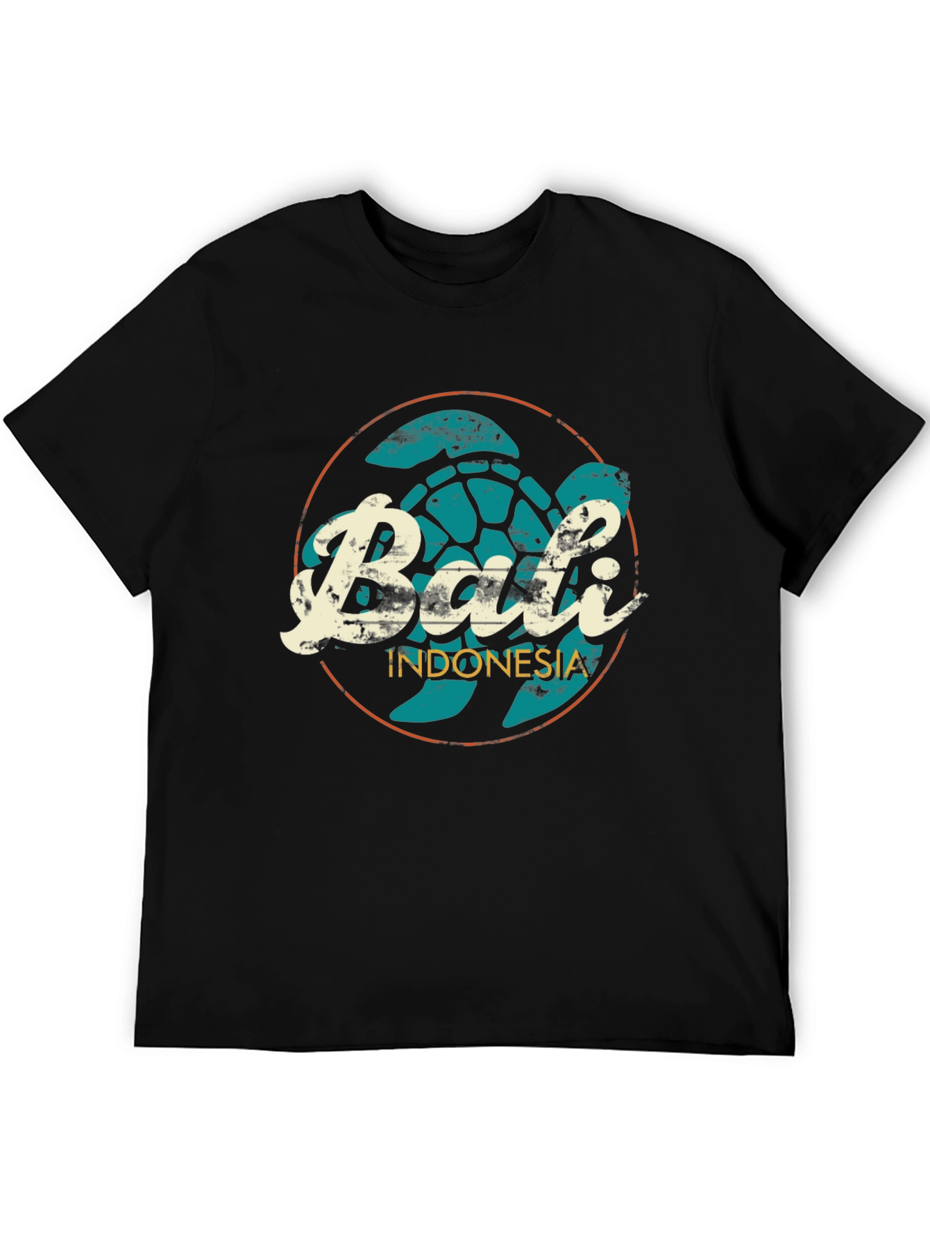 Bali Indonesia Turtle Graphic T-Shirt