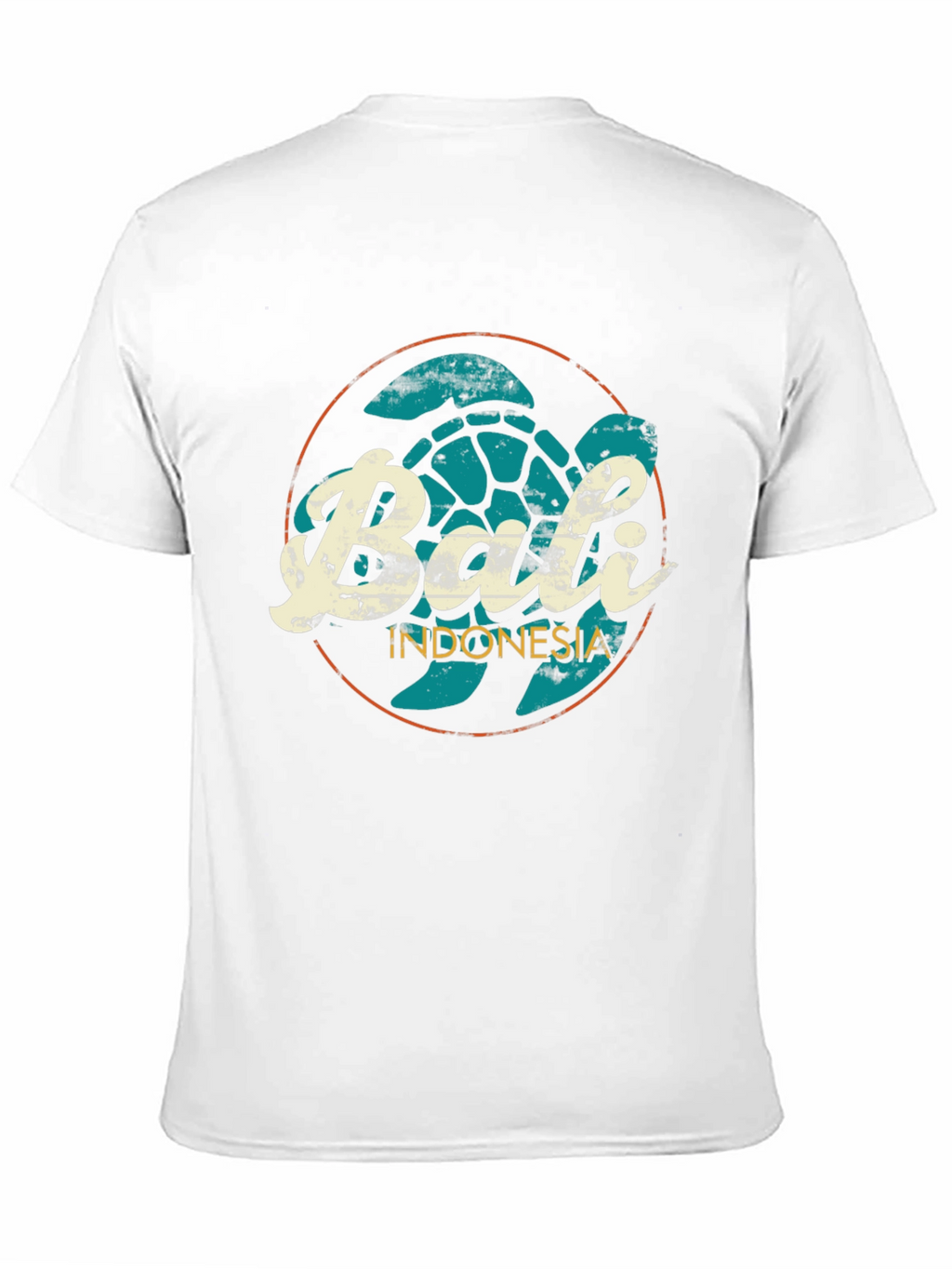 Bali Indonesia Turtle Graphic T-Shirt