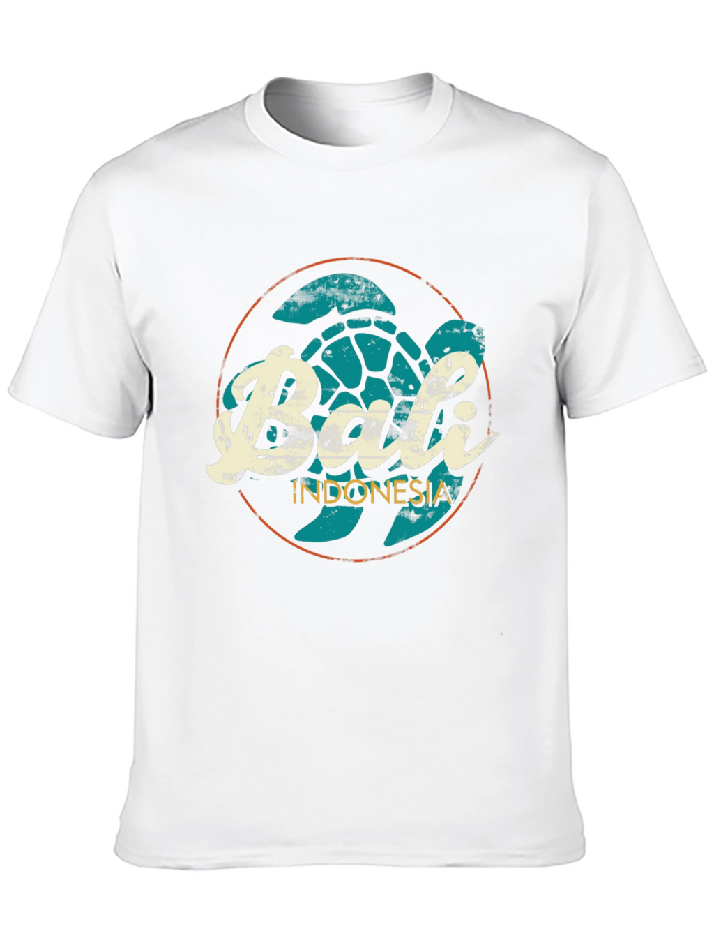 Bali Indonesia Turtle Graphic T-Shirt