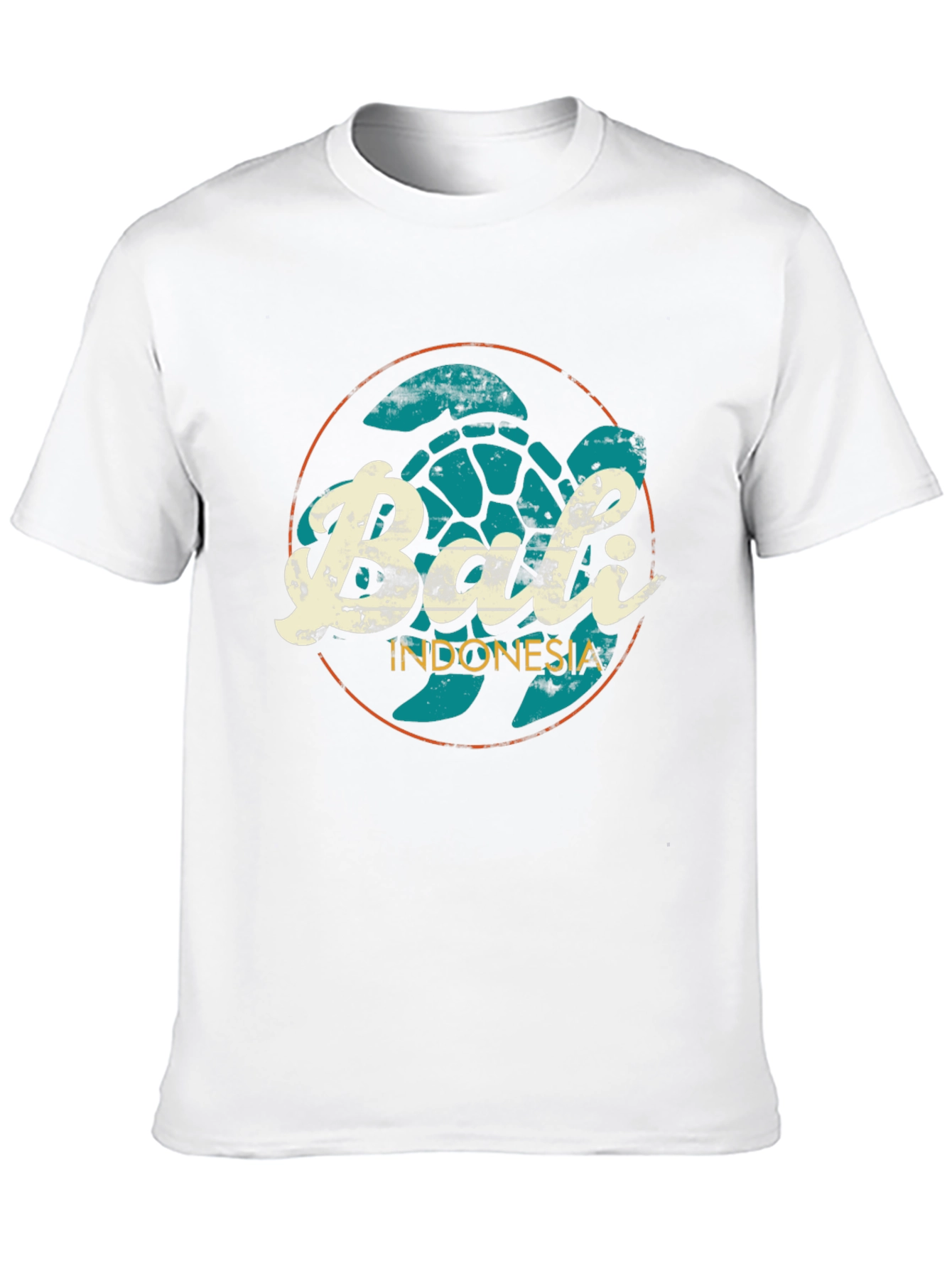 Bali Indonesia Turtle Graphic T-Shirt