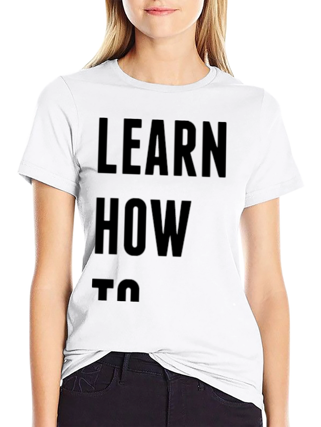 Learn How To T-Shirt | Mens Black Tee