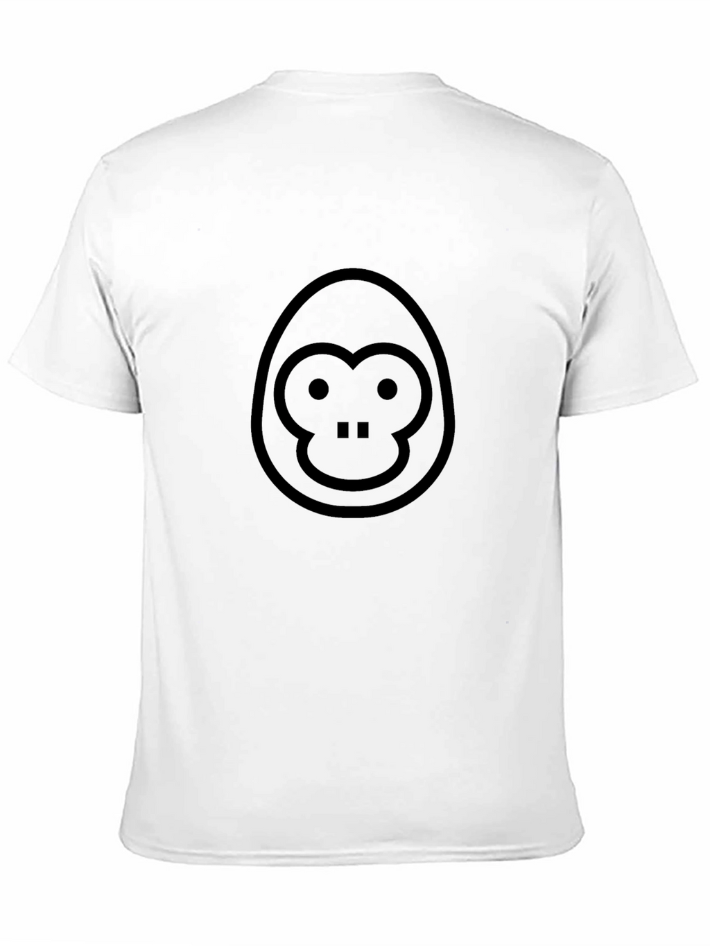 Graphic Monkey Tee - Black Cotton T-Shirt