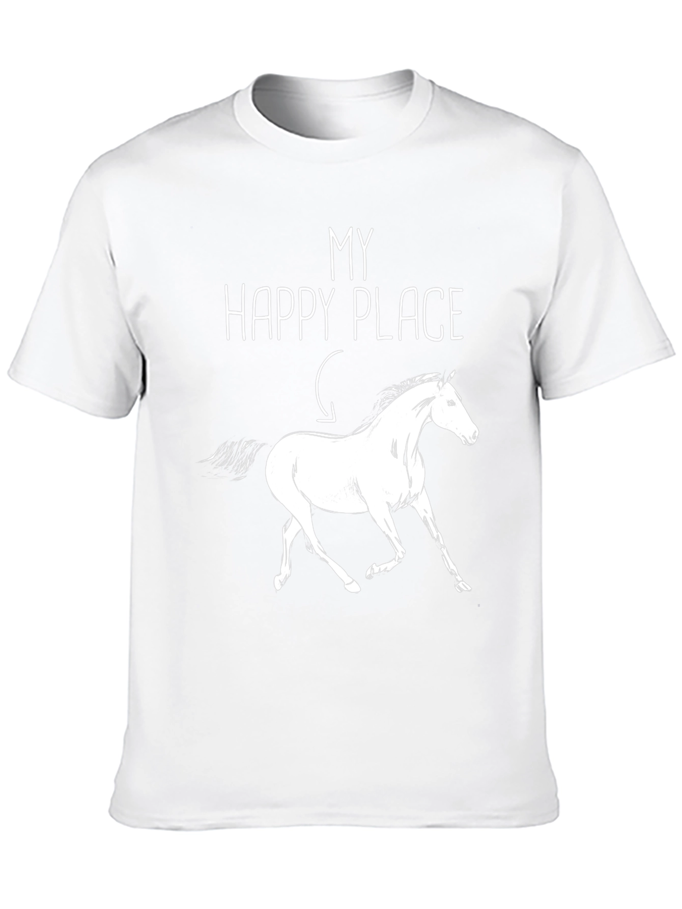 My Happy Place Horse Graphic Tee