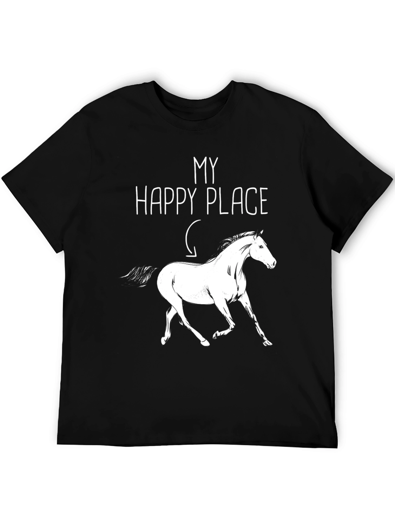 My Happy Place Horse Graphic Tee