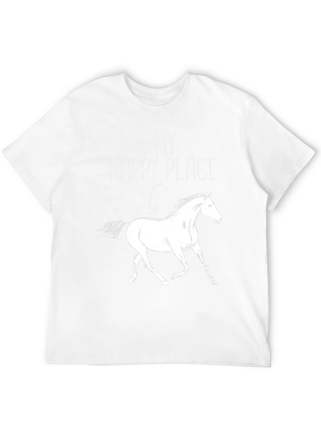 My Happy Place Horse Graphic Tee