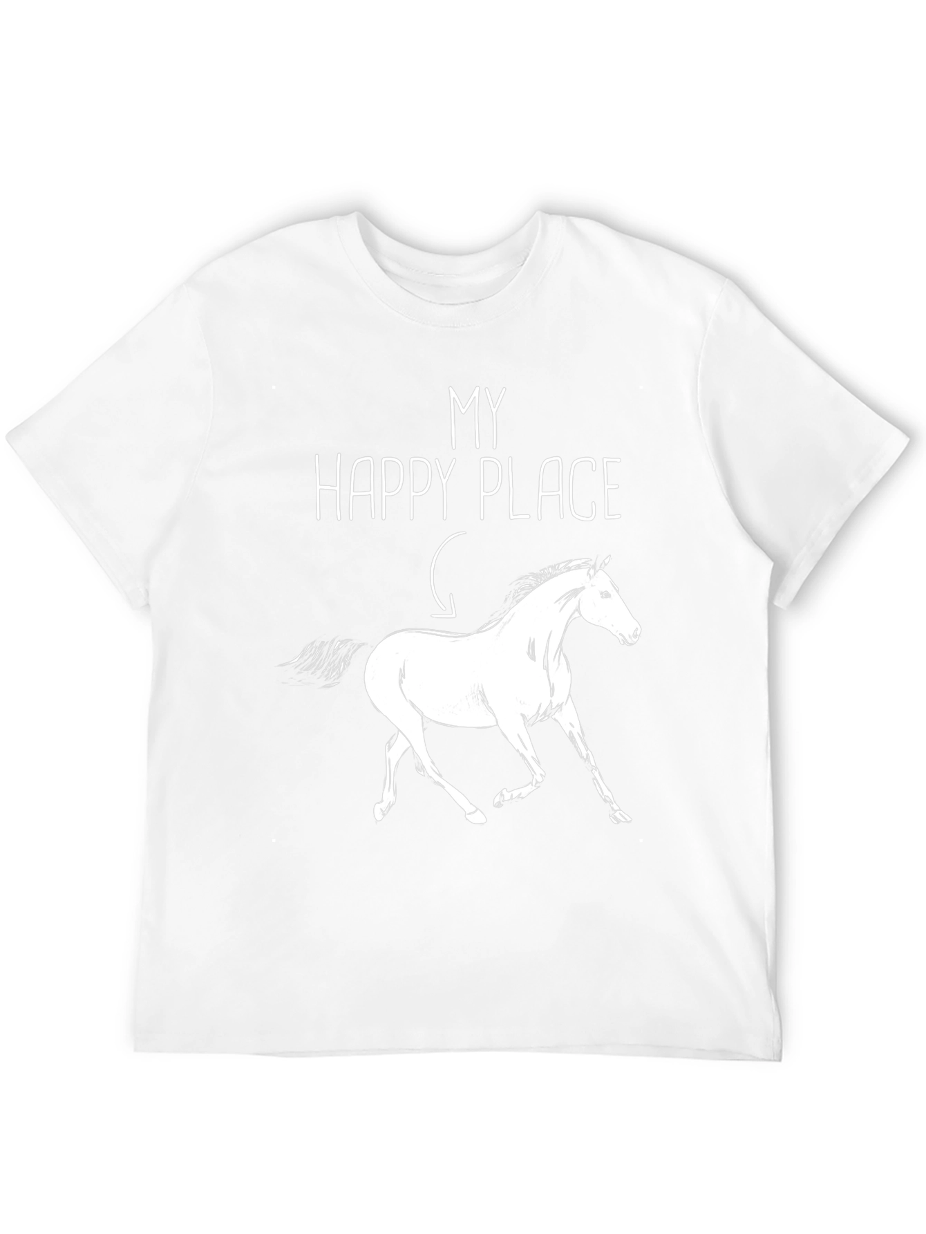 My Happy Place Horse Graphic Tee