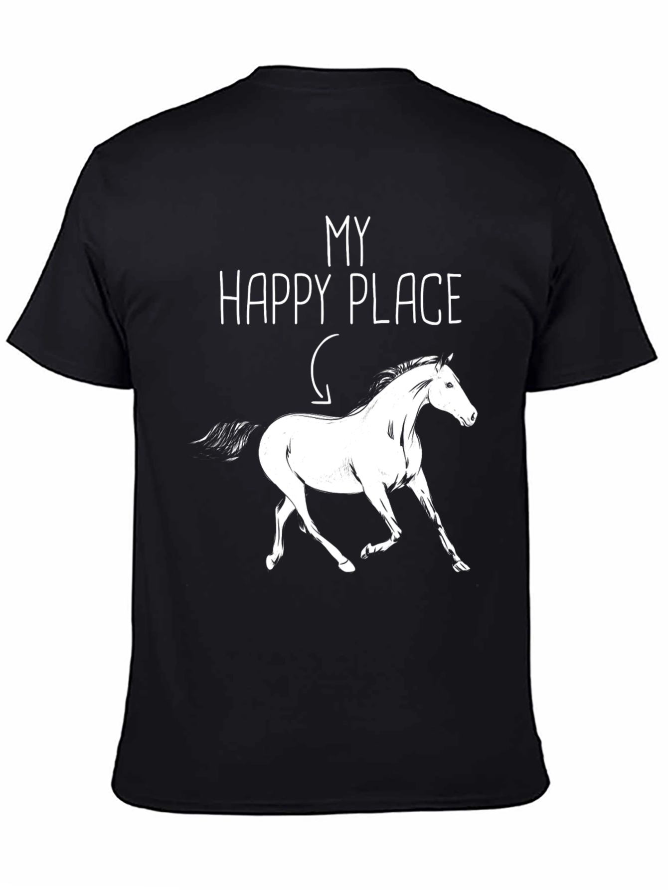 My Happy Place Horse Graphic Tee