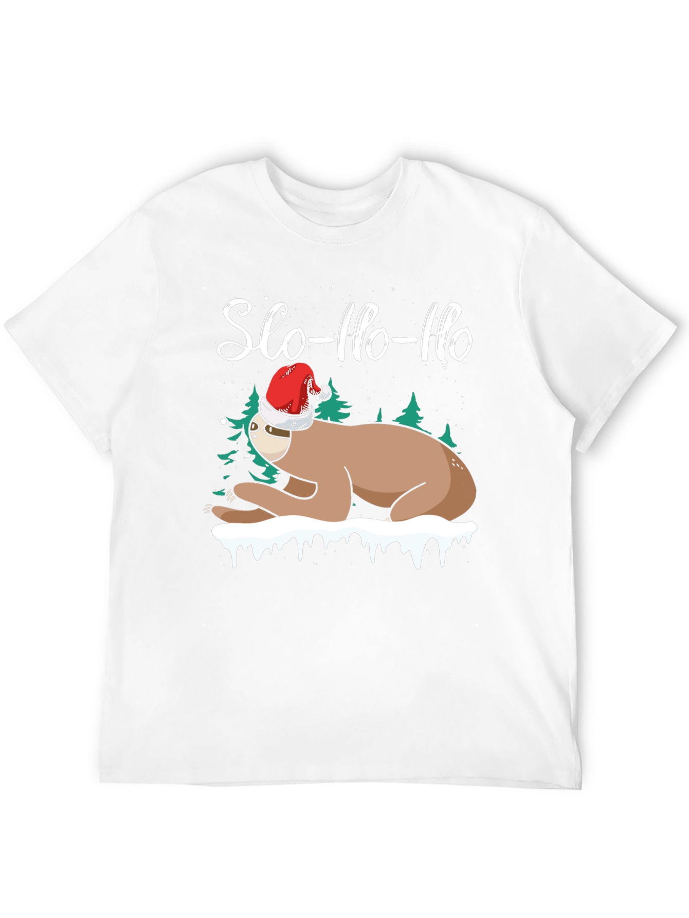 Slo-Ho-Ho Christmas Sloth T-Shirt