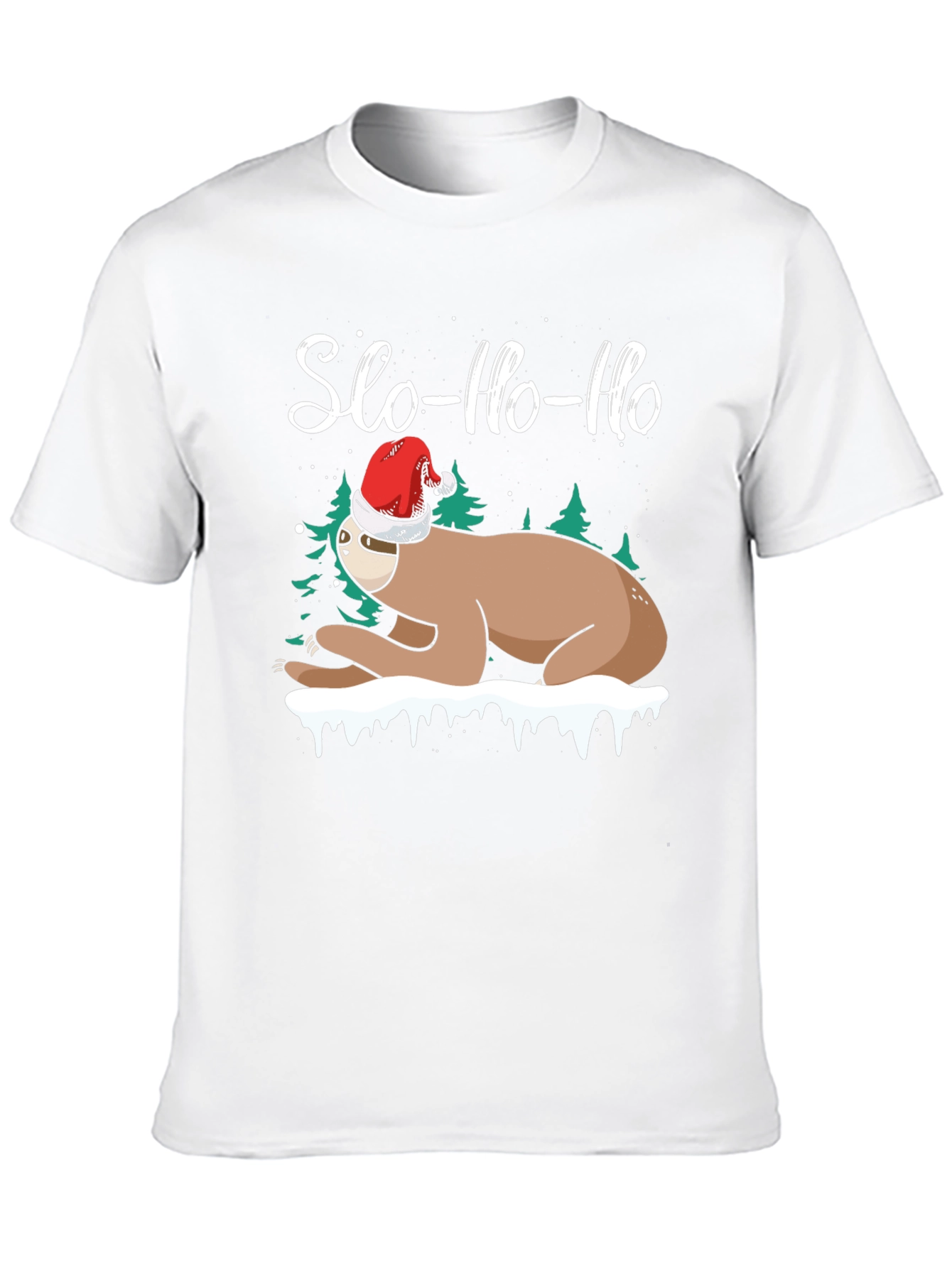 Slo-Ho-Ho Christmas Sloth T-Shirt