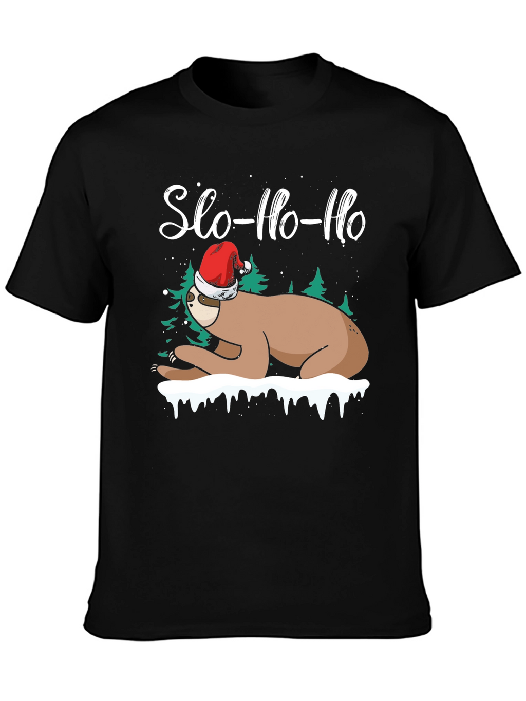 Slo-Ho-Ho Christmas Sloth T-Shirt
