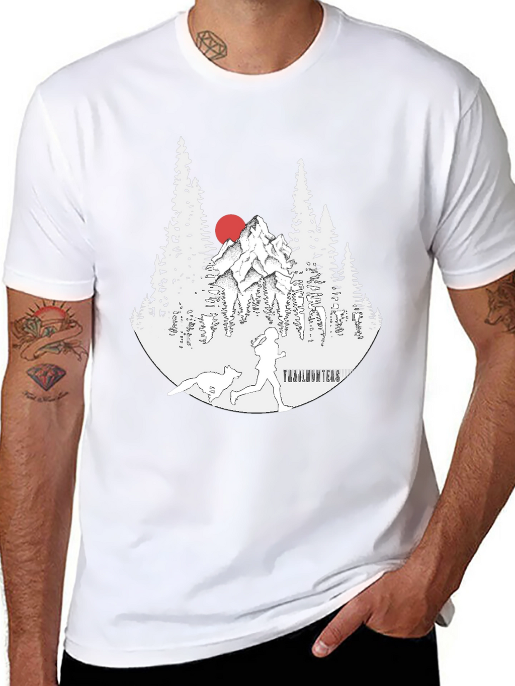 Trail Running Tee - Nature Design