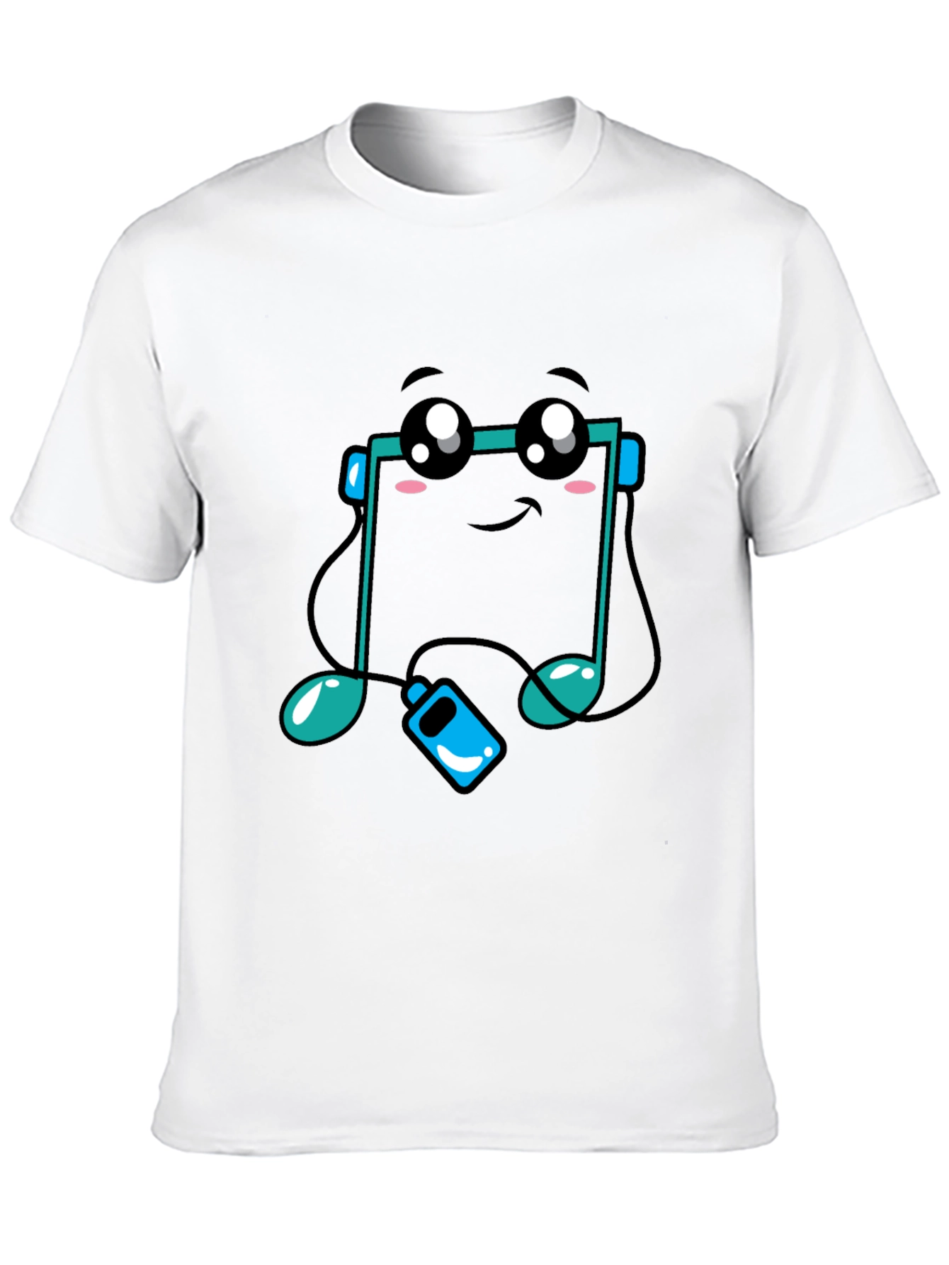Cute Music Note T-Shirt - Black Graphic Tee