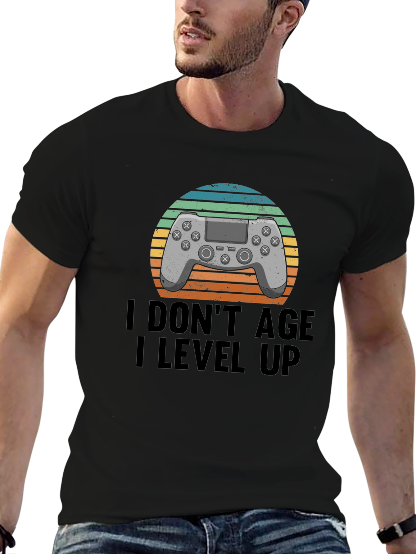 I Dont Age I Level Up Gamer T-Shirt