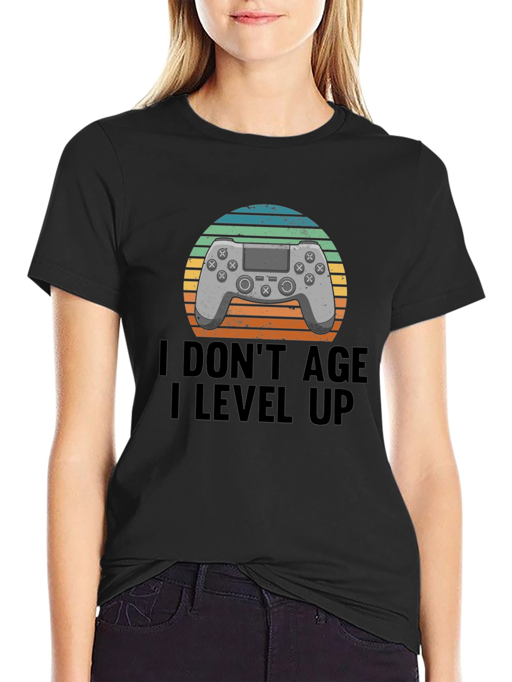 I Dont Age I Level Up Gamer T-Shirt