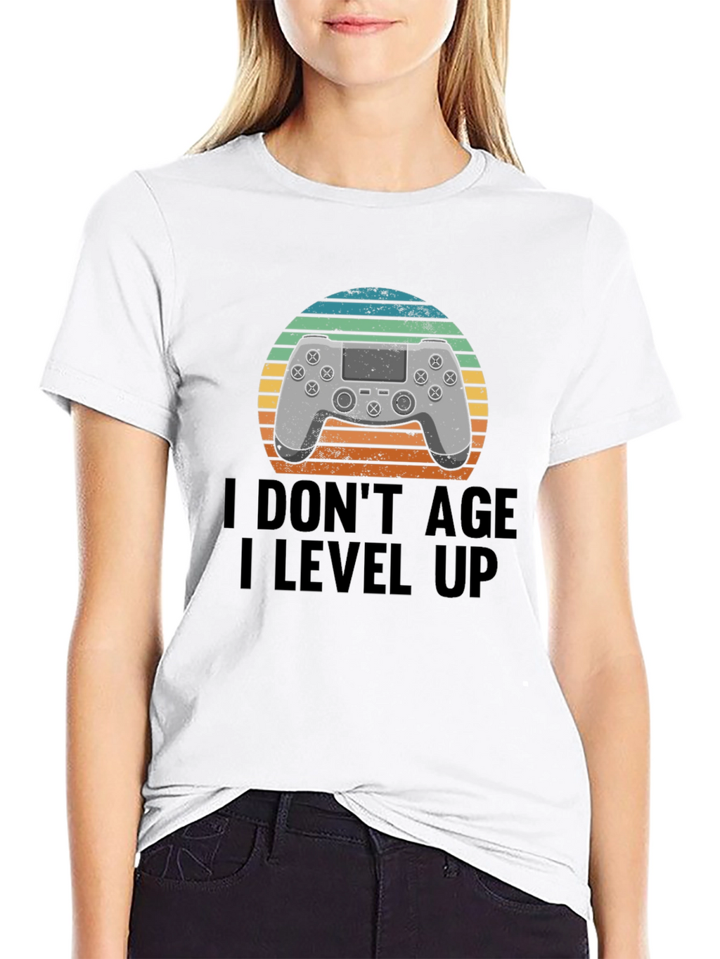 I Dont Age I Level Up Gamer T-Shirt