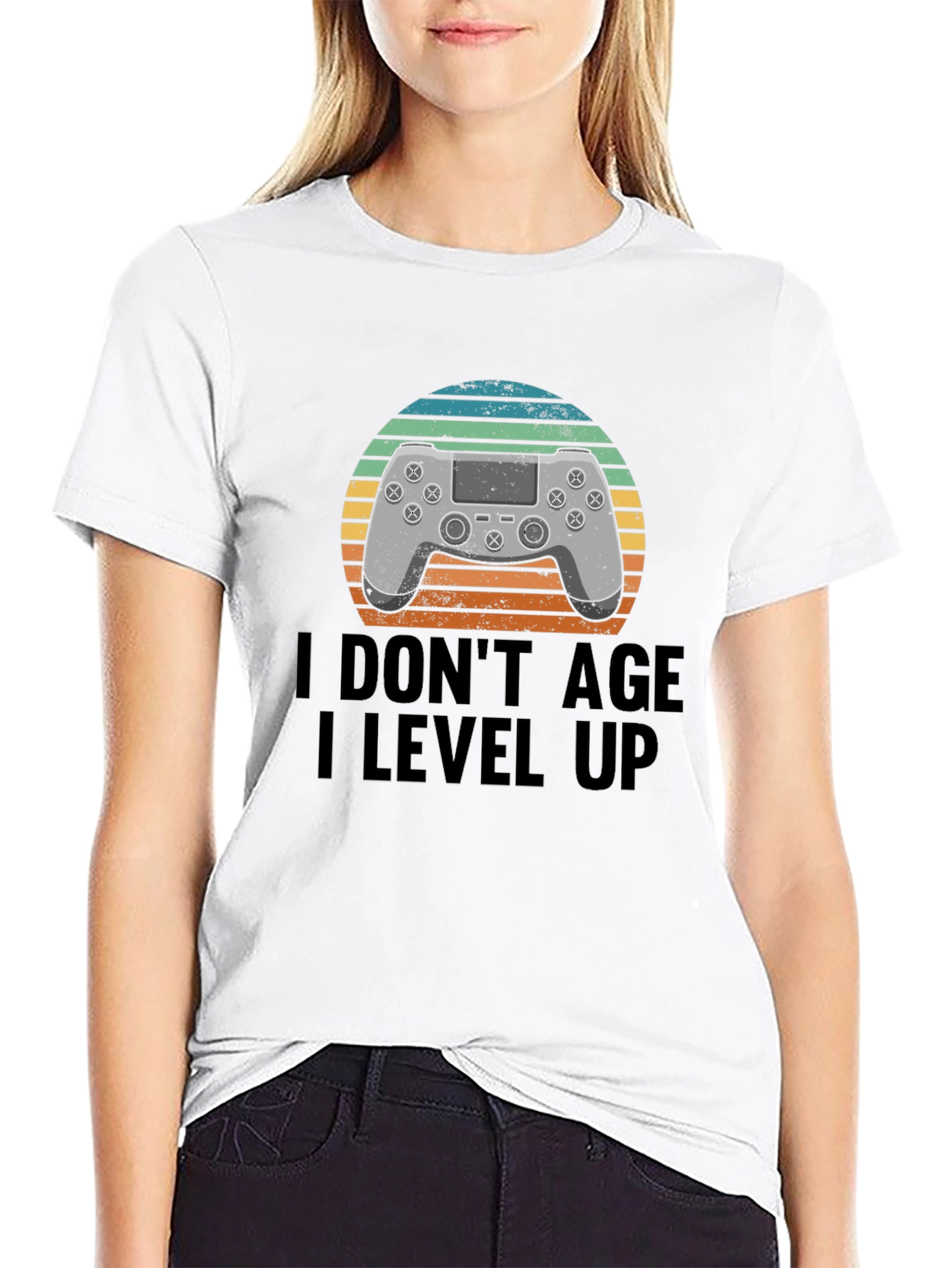 I Dont Age I Level Up Gamer T-Shirt