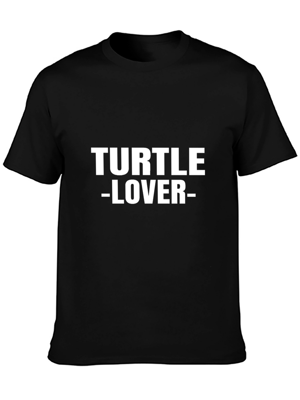 Turtle Lover Black Graphic Tee