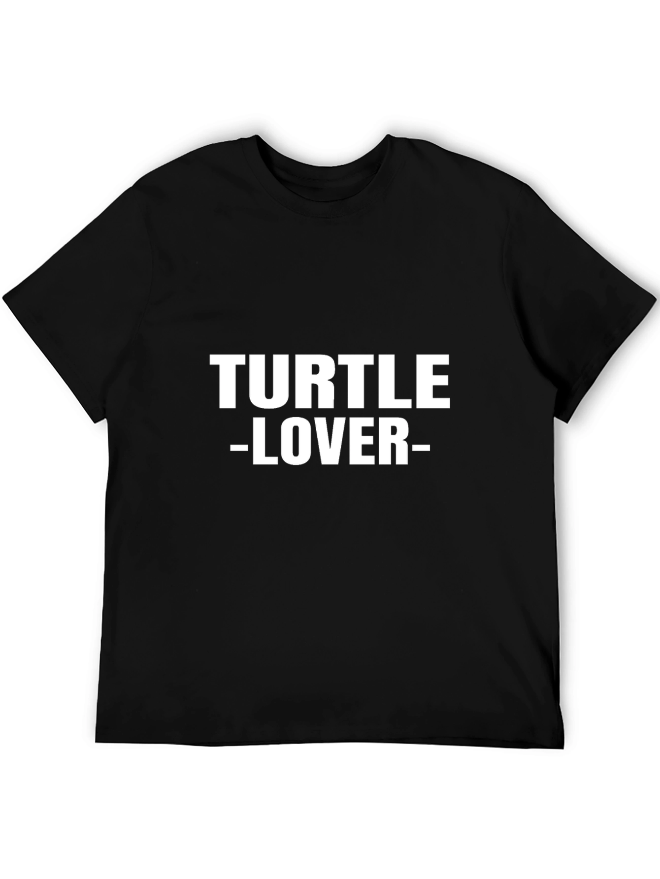 Turtle Lover Black Graphic Tee