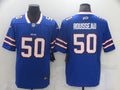 Men's Buffalo Bills Greg Rousseau #50 Blue Game Player Jerseys