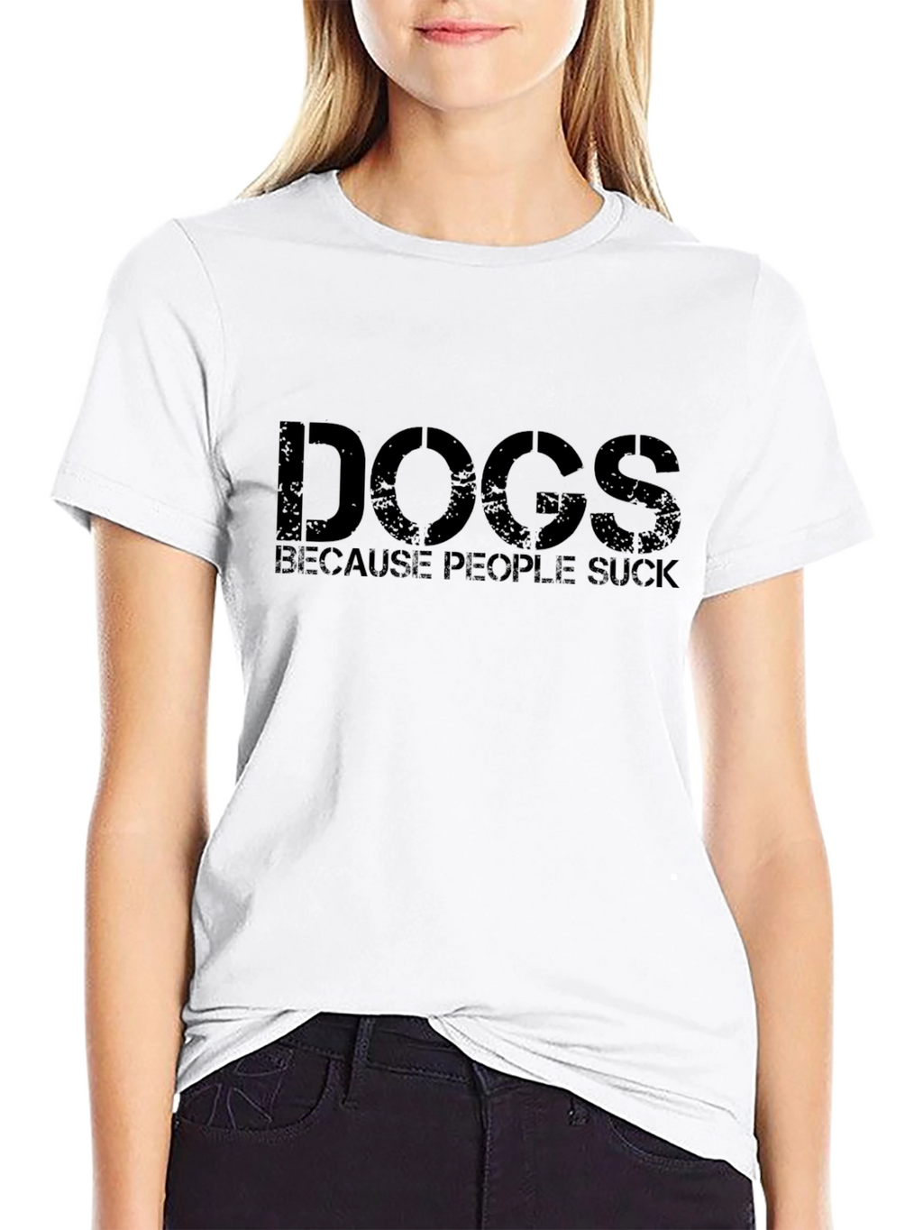 Dogs Because People Suck T-Shirt