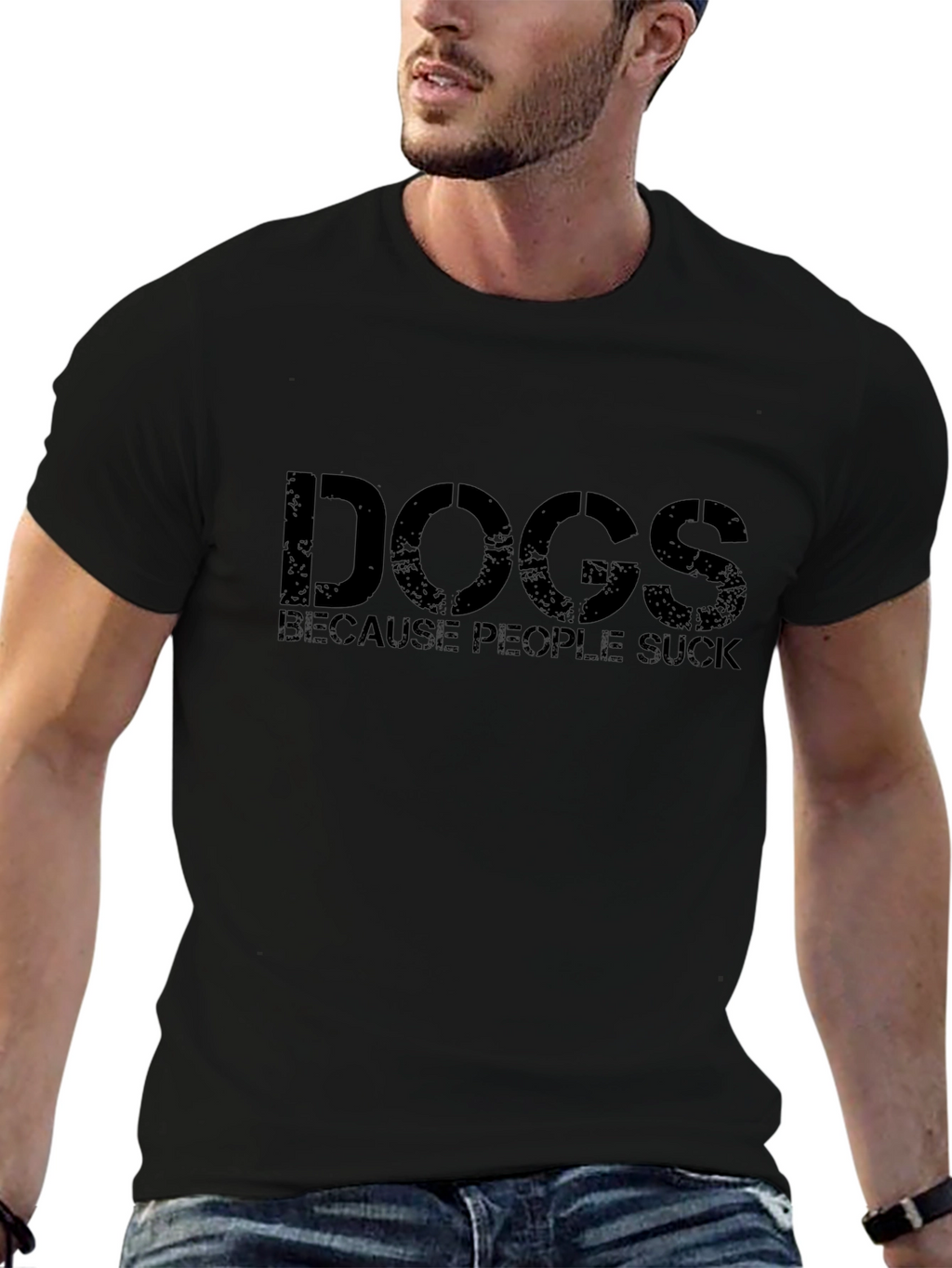 Dogs Because People Suck T-Shirt