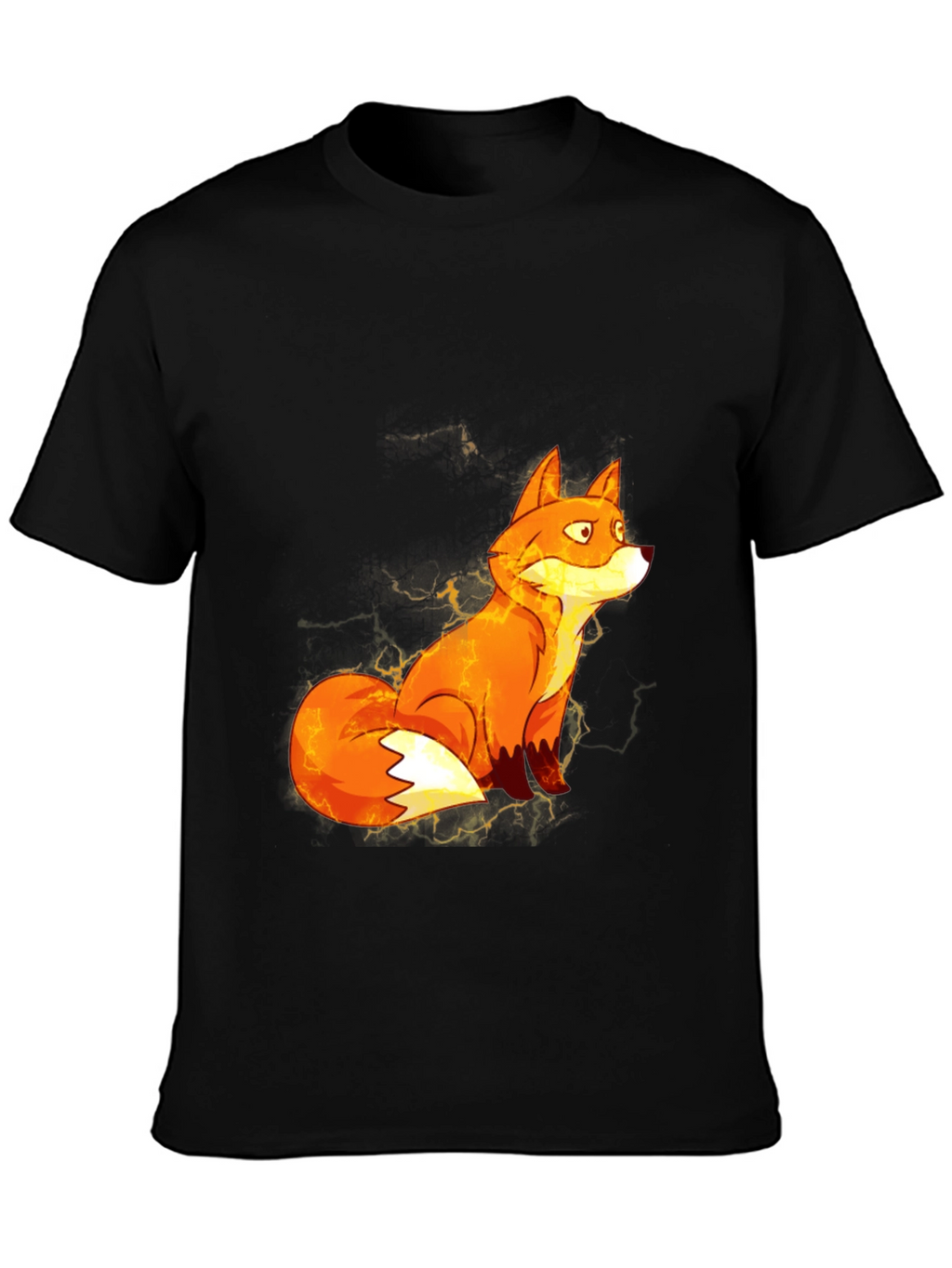 Fiery Fox Graphic Tee - Bold Animal Print