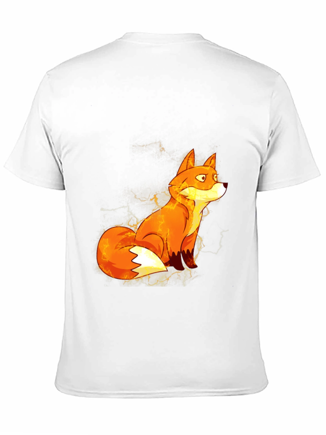 Fiery Fox Graphic Tee - Bold Animal Print