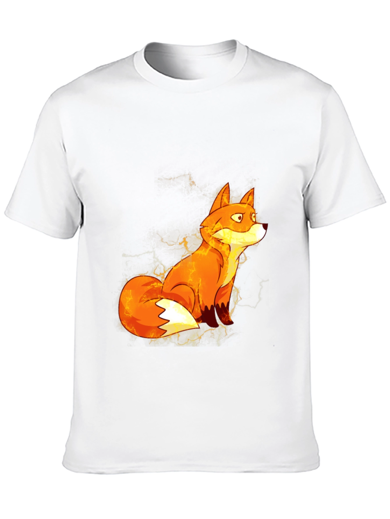 Fiery Fox Graphic Tee - Bold Animal Print
