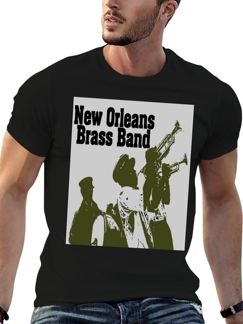 New Orleans Brass Band T-Shirt Black