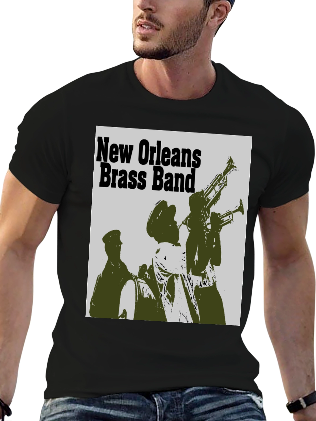 New Orleans Brass Band T-Shirt Black