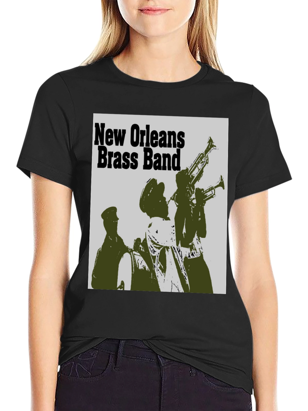 New Orleans Brass Band T-Shirt Black