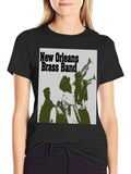 New Orleans Brass Band T-Shirt Black