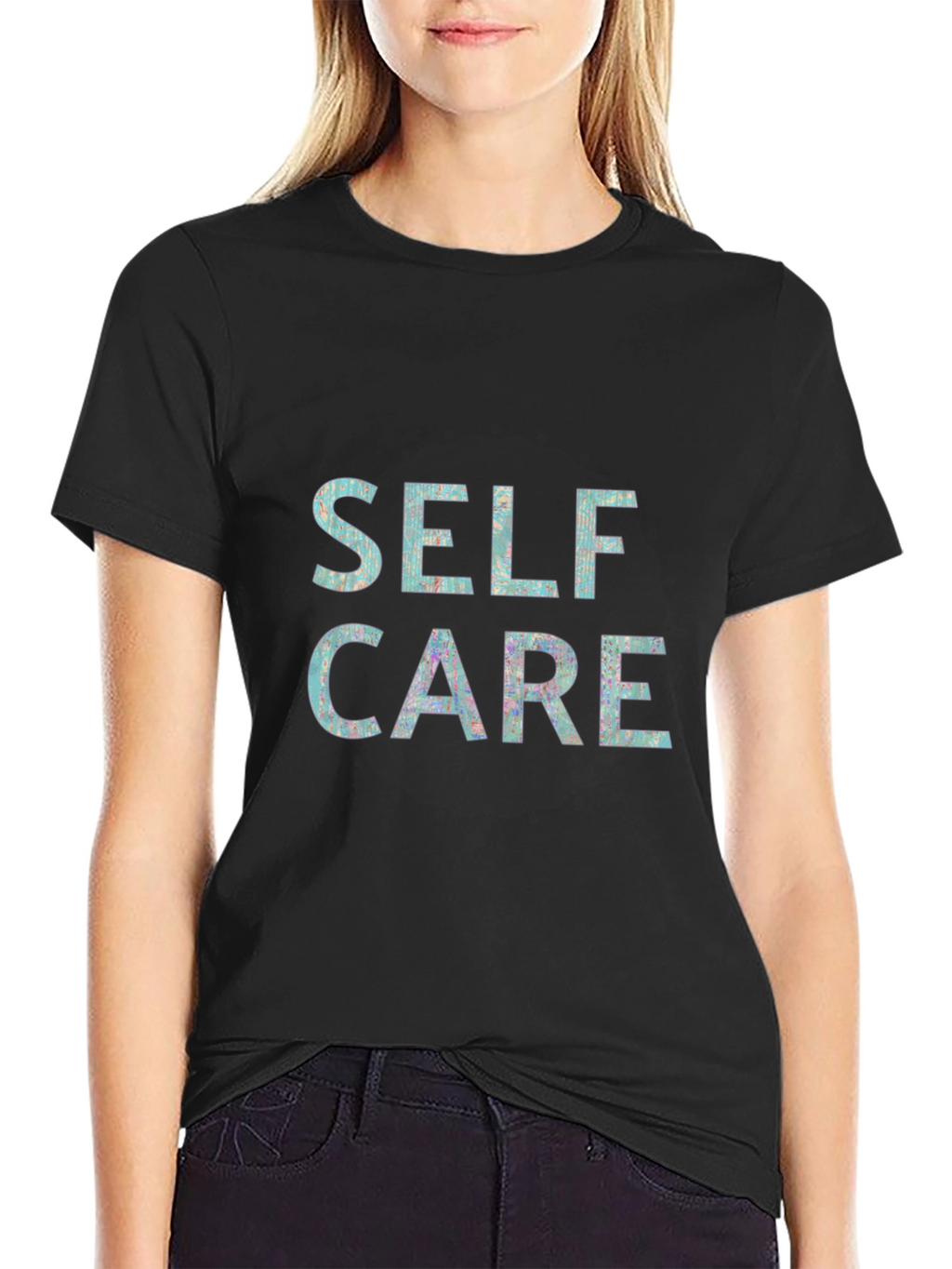 Self Care Graphic Tee - Black Unisex T-Shirt