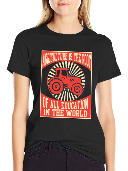 Agriculture Education Graphic Tee - Black