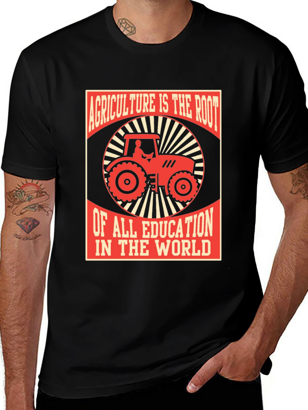Agriculture Education Graphic Tee - Black
