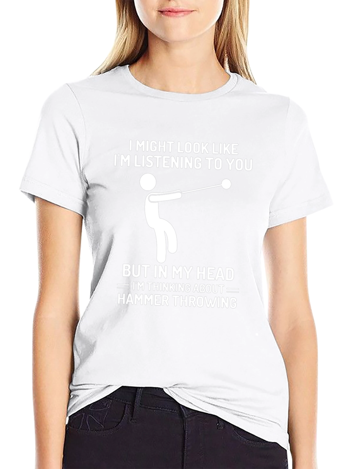 Hammer Throwing T-Shirt: Im Thinking About It