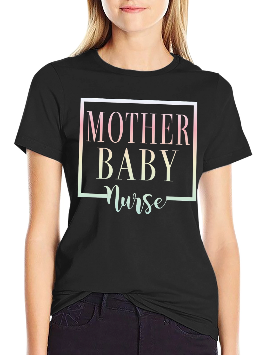 Mother Baby Nurse Graphic T-Shirt