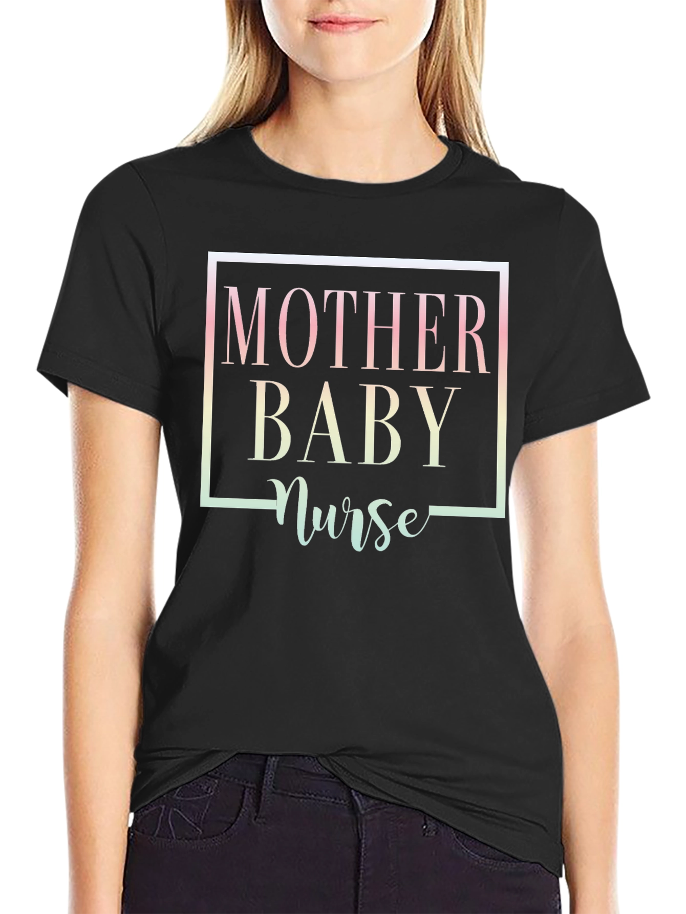 Mother Baby Nurse Graphic T-Shirt
