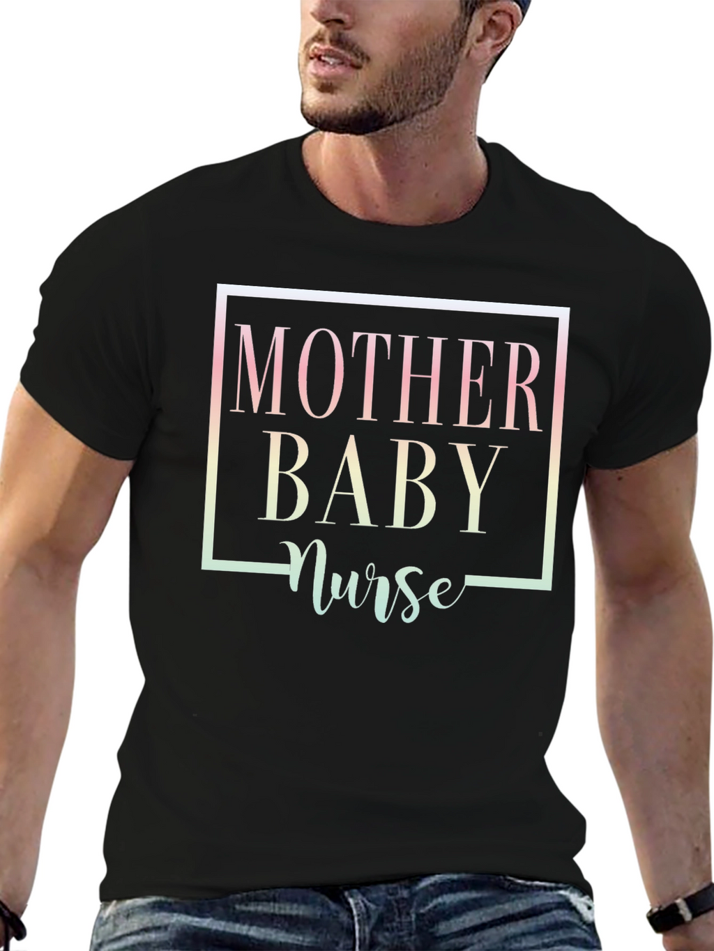 Mother Baby Nurse Graphic T-Shirt