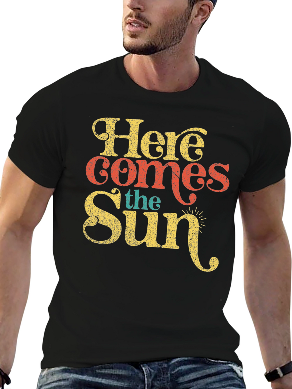 Here Comes The Sun Retro T-Shirt