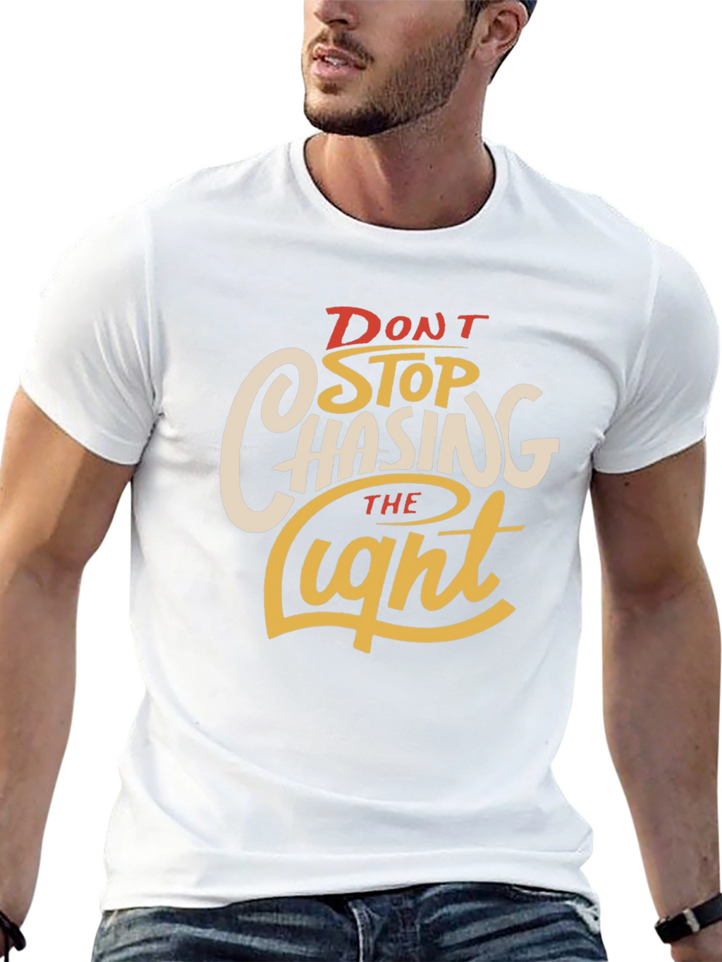 Dont Stop Chasing the Light Graphic Tee