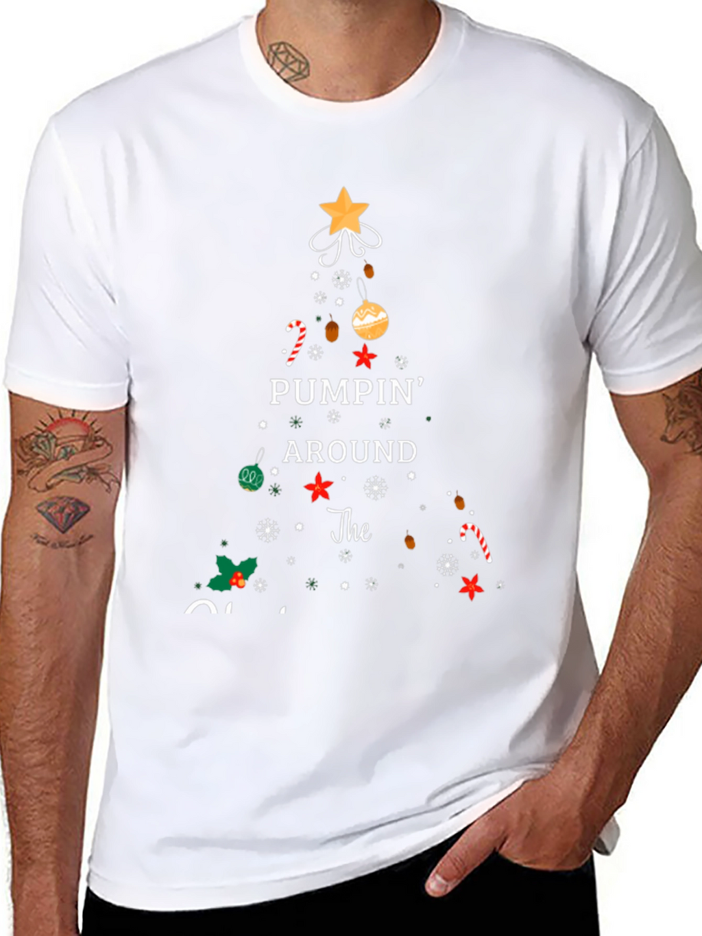Pumpin Around Christmas Tee