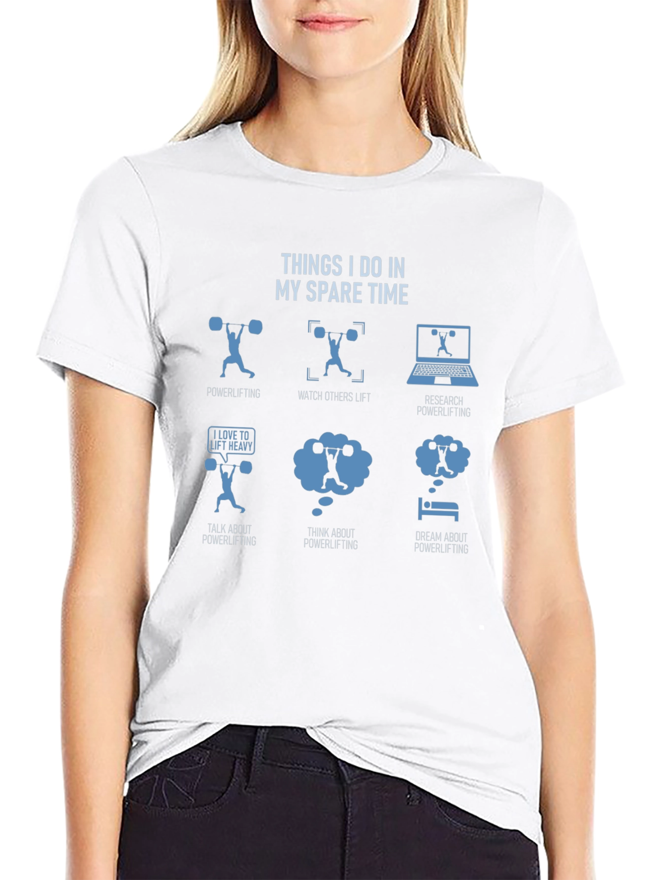 Powerlifting Spare Time T-Shirt