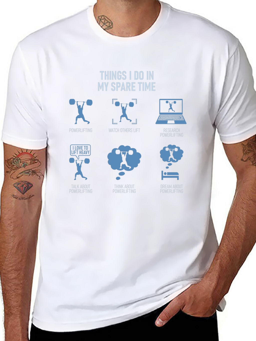 Powerlifting Spare Time T-Shirt
