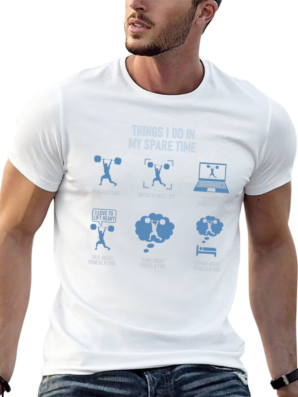 Powerlifting Spare Time T-Shirt