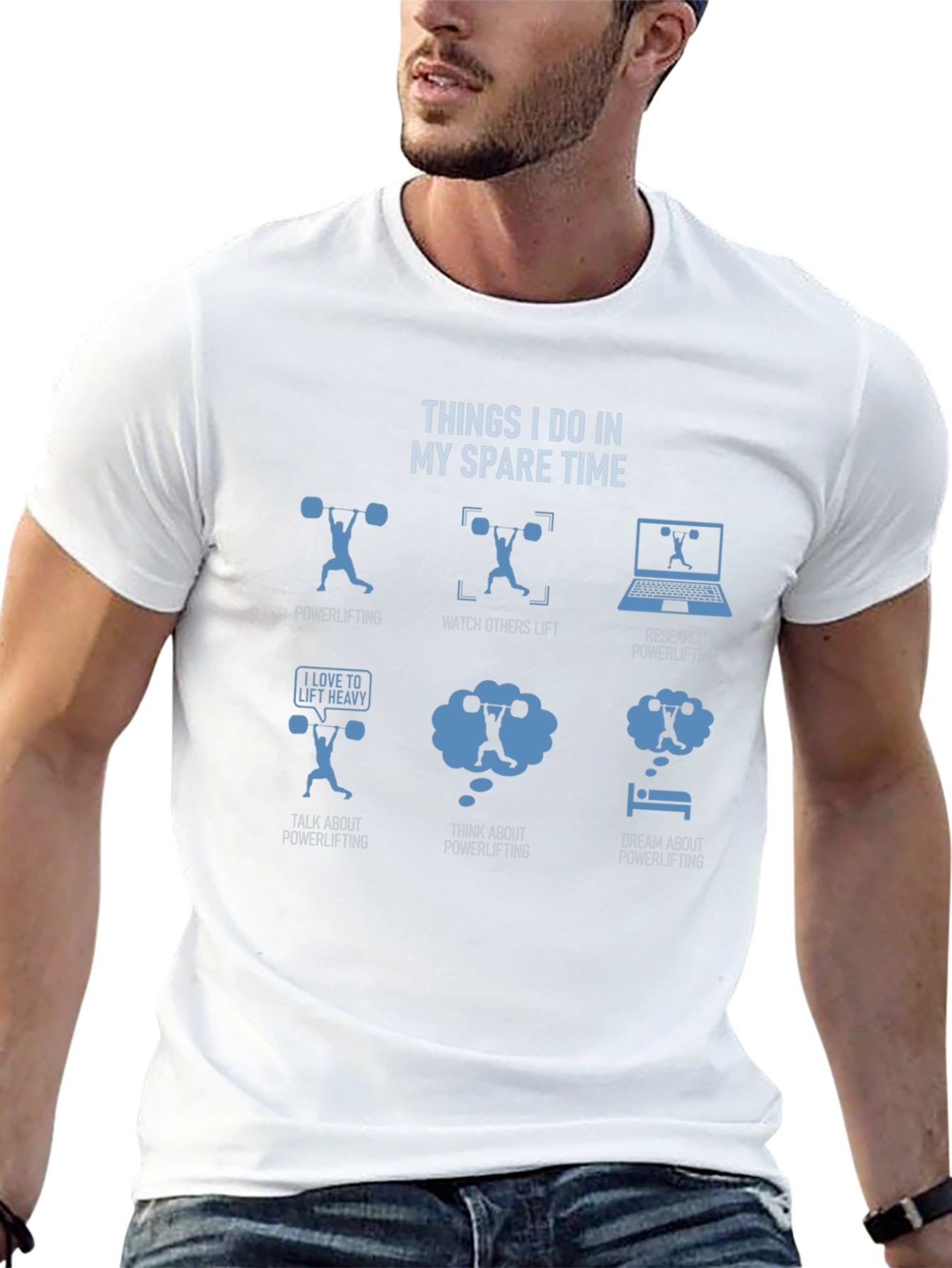 Powerlifting Spare Time T-Shirt