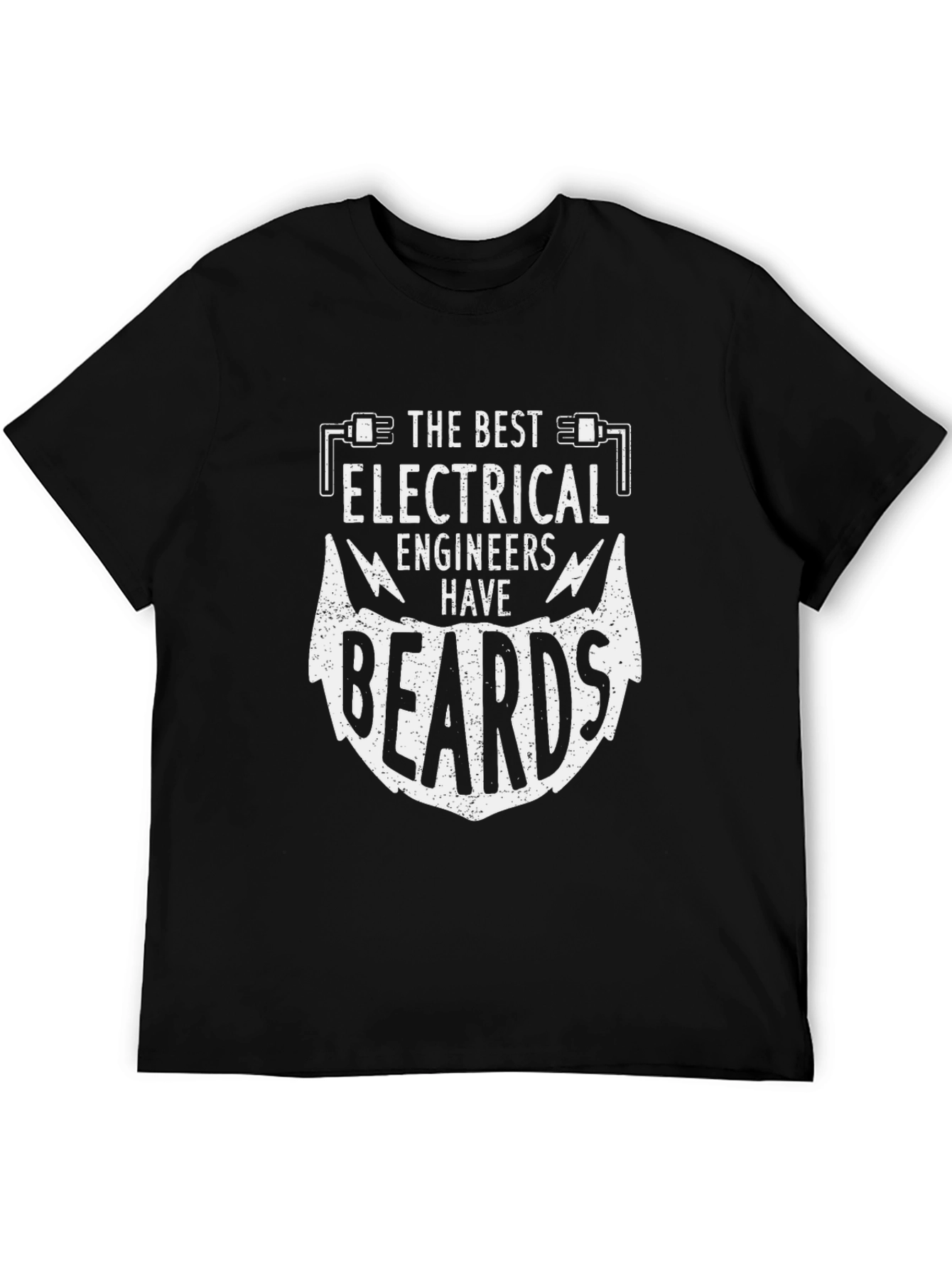 Electrical Engineer Beard Graphic T-Shirt