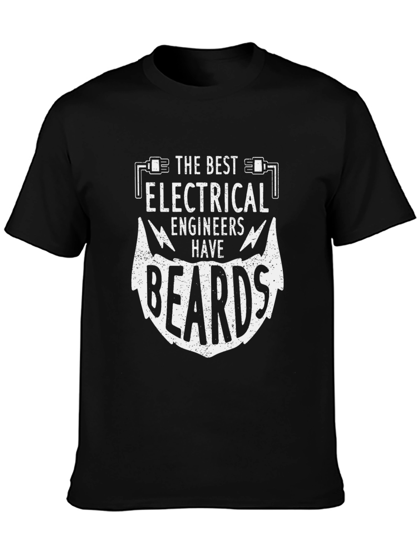 Electrical Engineer Beard Graphic T-Shirt